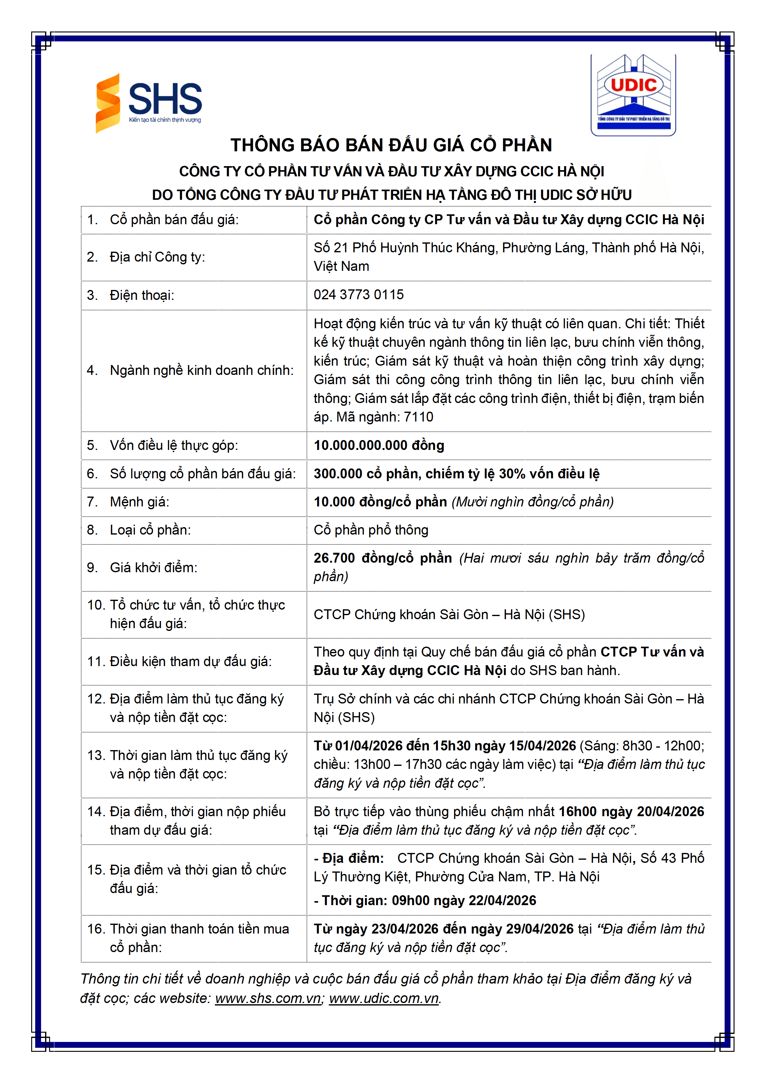 0. Thong bao ban dau gia CCIC.png