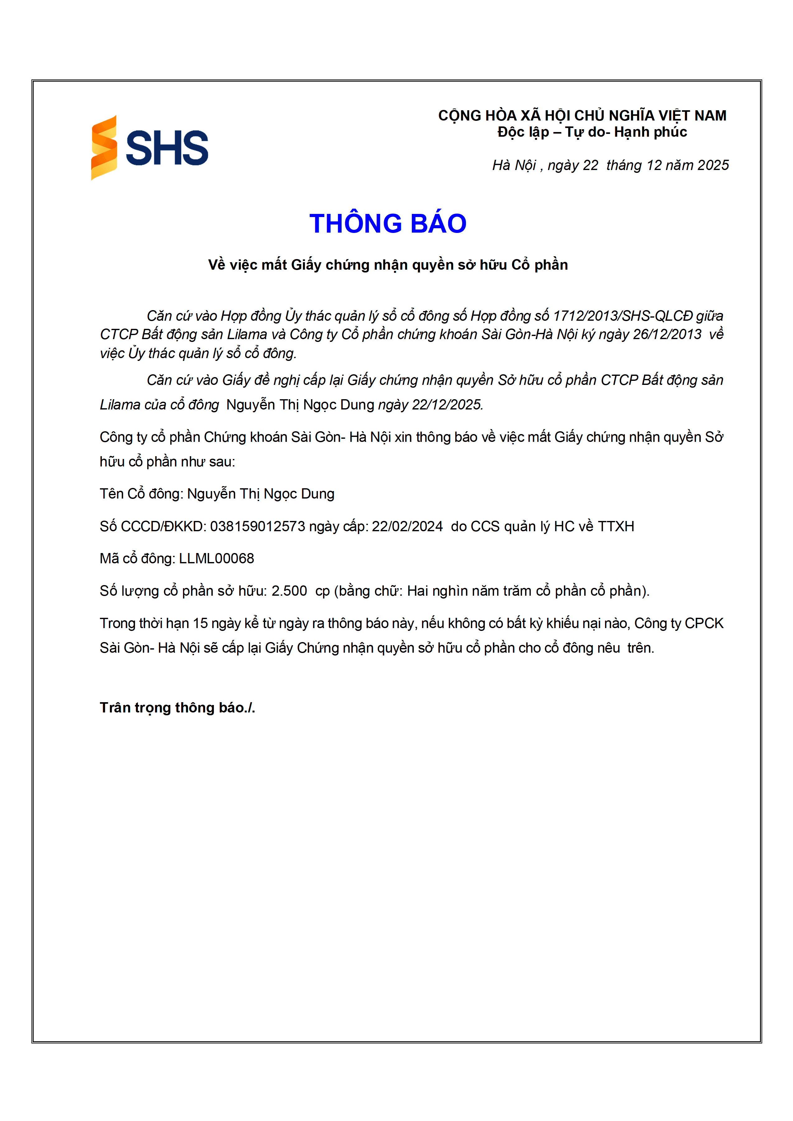 TB mat so Cong ty cp bat dong san Lilama cua Nguyễn Thị Ngọc Dung.png