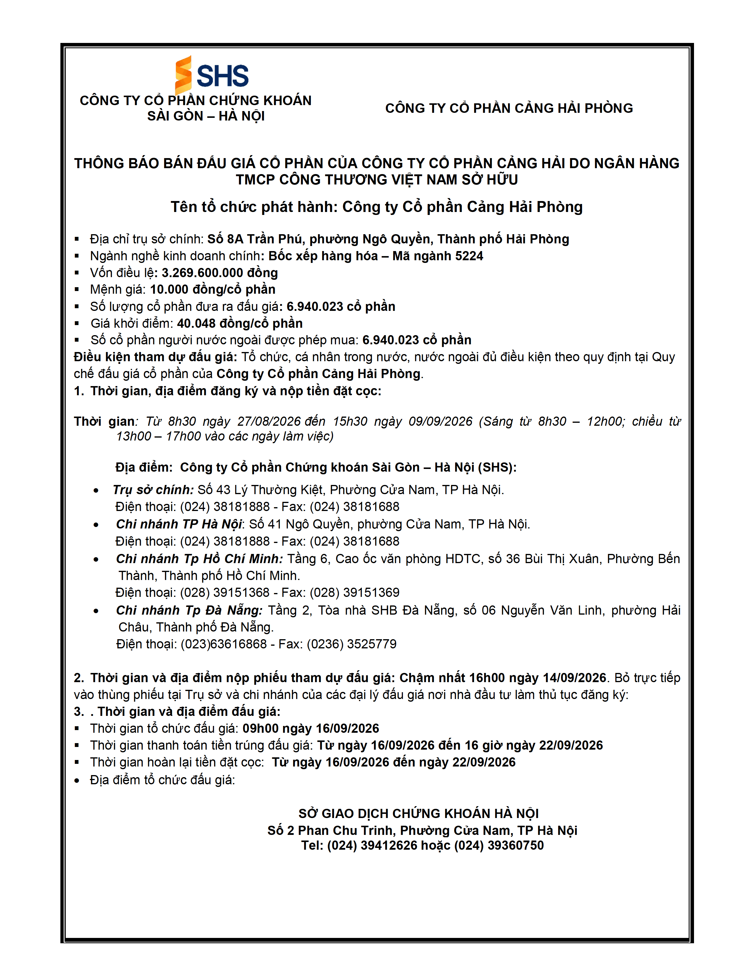 Thông báo Đấu giá cổ phần của Công ty Cổ phần Cảng Hải Phòng.png