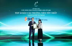 SHS lần thứ 6 được vinh danh trong Top 10 Báo cáo thường niên tốt nhất VLCA