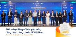 SHS góp tiếng nói chuyên môn tại Hội đồng Bình chọn IR Awards 2026